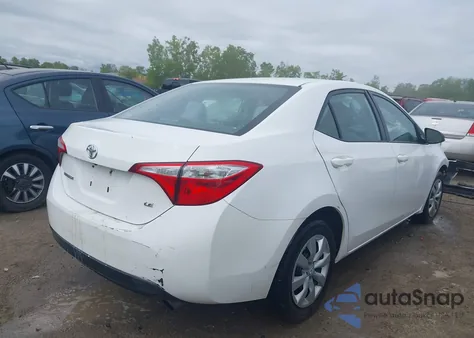 2015 Toyota Corolla Le from USA, damaged, VIN 2T1BURHE1FC272928